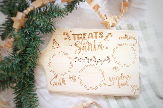 Children's Wooden Board for Santa