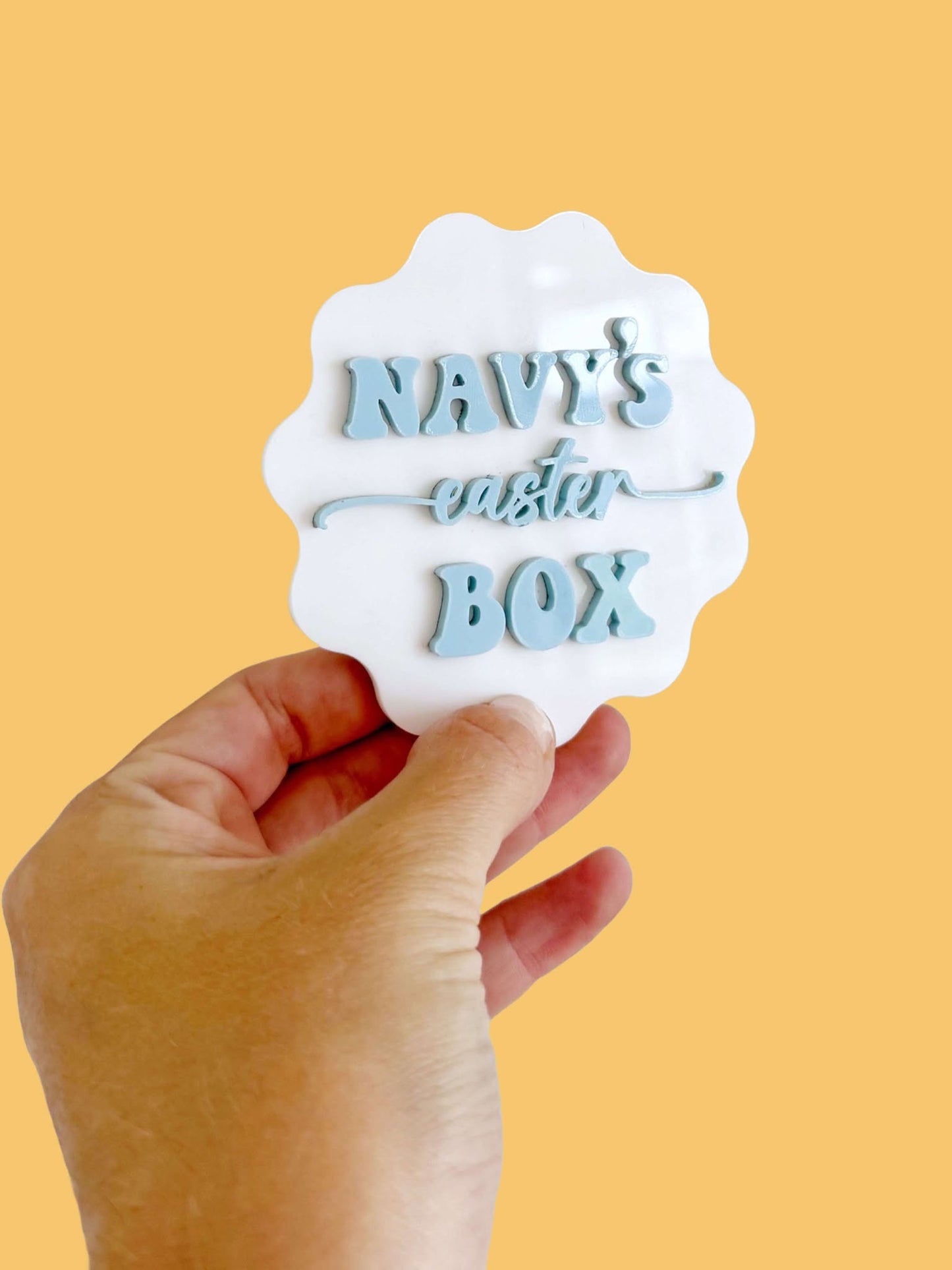 Easter Collection - Wavy Easter box Sign